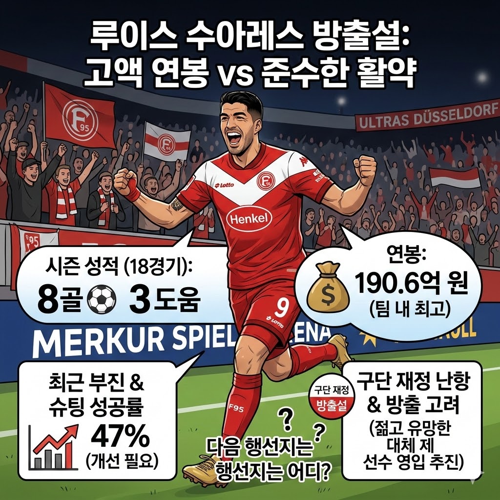 수아레스 방출 초읽기? 190억 연봉 논란